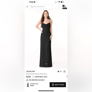 Elegant Black Evening Gown